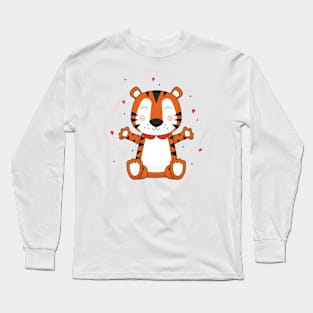 Tiger loves you Long Sleeve T-Shirt